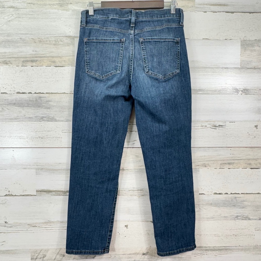 Banana Republic High-Rise Slim Jeans Womens Size 2 Dark Wash Stretch Denim - Picture 2 of 12